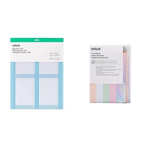 Cricut Kartenmatte 2x2 - Kompatibel Mit Allen Kartengrößen & Insert Cards | Prinzessin | 12,1 cm x 16,8 cm (Größe R40) | 30-Pack von Cricut