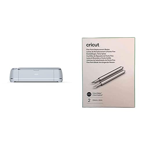 Cricut Maker 3 & Explore Ersatzklingen mit feiner Spitze, mehrfarbig, Einheitsgröße — 23 mm x 2 mm (2 Einheiten) von Cricut