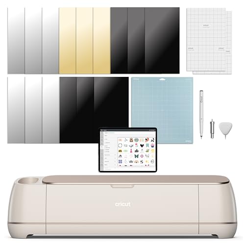 Cricut Maker 4 - Smarte Schneidemaschine (Seashell) | Digitales Inhaltspaket - Enthält Bilder in Design Space App von Cricut