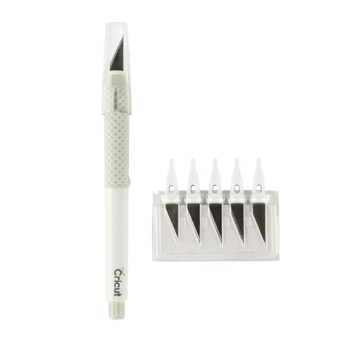 Cricut 2005033 TrueControl (Mint) Messer-Set Weiß Modellbau, Stahl, Multicolour, one size von Cricut