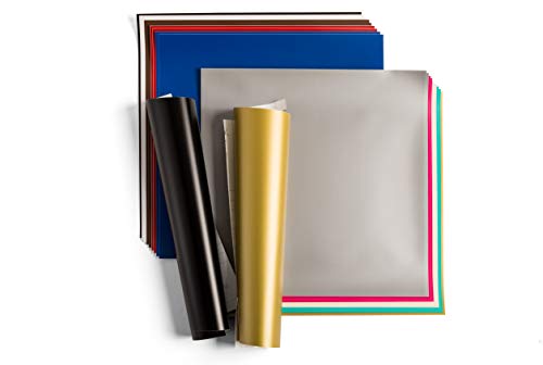 Cricut Premium Vinyl(TM) Vorteilspaket SERIE - Ablösbar 30,5 x 30,5 cm (20 Stück), Farbe:BASIC COLORS Cricut Premium Vinyl(TM) Vorteilspaket SERIE - Ablösbar 30,5 x 30,5 cm (20 Stück), Farbe:BASIC COLORS von Cricut