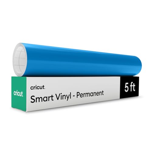 Cricut Smart Vinyl – Permanent, Ozeanblau – 33 cm x 152,4 cm – Großpackung von Cricut