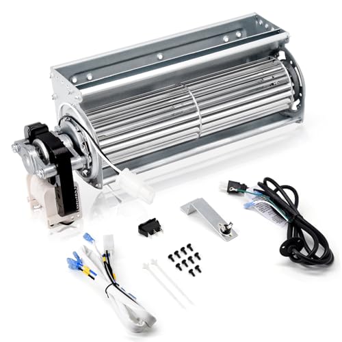 Criditpid GFB100 Entlüftungsfreier Kamin-Gebläsemotor für Pleasant Hearth Kamin, Ersatz Entlüftungsfrei Ventless Gas Kamin Gebläse Ventilator für GHP Group Pleasant Hearth Kaminsysteme von Criditpid