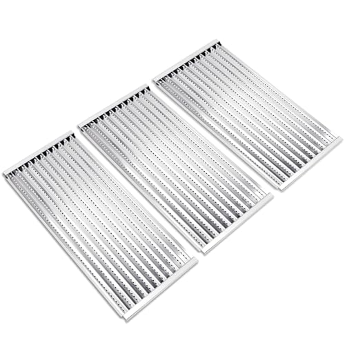 Criditpid Grill Emitter Plate & Grid Kit for Charbroil Tru-Infrared 463241314 463268008 463241313 463241013 463243812 463257010, 3-Pack Stainless Steel Cooking Grates. von Criditpid