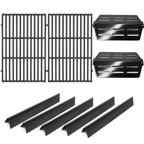 Criditpid Grill-Ersatzteile für Weber Genesis 300 Serie mit Front-Bedienknopf, 7620 7621 Flavorizer Bars, 7622 Wärmeabweiser & 7528 Grillroste für Weber 310 S310 E320 E330 S330 EP310 Grill Criditpid Grill-Ersatzteile für Weber Genesis 300 Serie mit Front-Bedienknopf, 7620 7621 Flavorizer Bars, 7622 Wärmeabweiser & 7528 Grillroste für Weber 310 S310 E320 E330 S330 EP310 Grill von Criditpid