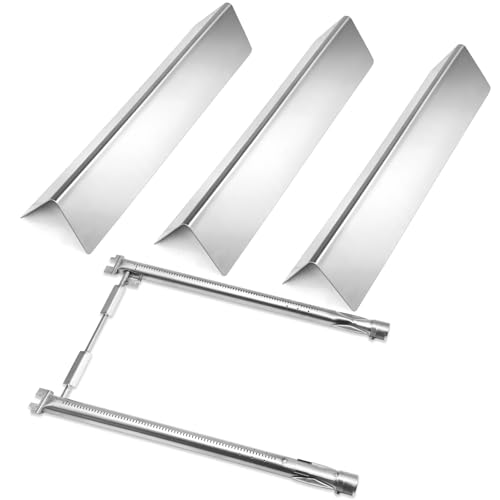 Criditpid Grill-Ersatzteile für Weber Spirit I/II 200 mit Frontsteuerung, 7635 Flavorizer Bars & 69785 Grillbrenner-Rohre Kit für Weber Spirit E210, E220, S210, S220 Grill, Edelstahl Criditpid Grill-Ersatzteile für Weber Spirit I/II 200 mit Frontsteuerung, 7635 Flavorizer Bars & 69785 Grillbrenner-Rohre Kit für Weber Spirit E210, E220, S210, S220 Grill, Edelstahl von Criditpid