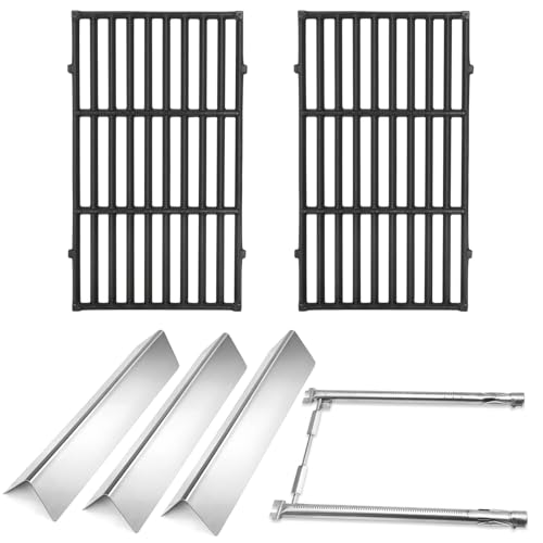 Criditpid Grill-Ersatzteile für Weber Spirit I/II 200 mit Frontsteuerung, Edelstahl 7635 Flavorizer Bars, 69785 Brenner & 7637 Gitterroste für Weber Spirit E210, E220, S210, S220 Grills. Criditpid Grill-Ersatzteile für Weber Spirit I/II 200 mit Frontsteuerung, Edelstahl 7635 Flavorizer Bars, 69785 Brenner & 7637 Gitterroste für Weber Spirit E210, E220, S210, S220 Grills. von Criditpid
