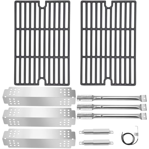 Criditpid Grillersatzteile für Charbroil 463722315, Edelstahl-Heizplatte, Brenner, Crossover-Rohre & Gusseisen-Grillroste für Charbroil 463770915 463722314 463722313 463742111 Grills Criditpid Grillersatzteile für Charbroil 463722315, Edelstahl-Heizplatte, Brenner, Crossover-Rohre & Gusseisen-Grillroste für Charbroil 463770915 463722314 463722313 463742111 Grills von Criditpid