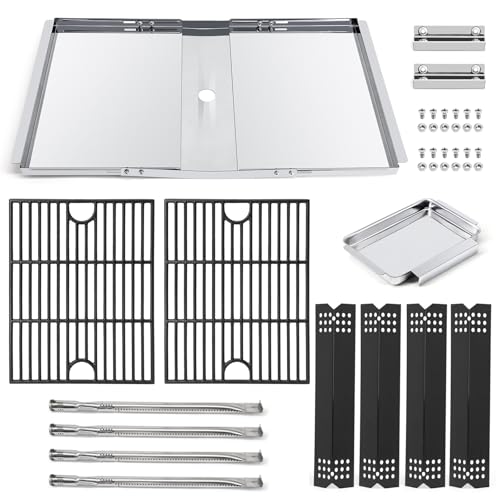 Criditpid Grillersatzteile für Grillmaster 720-0697 7200697 Gasgrill, Fettschale, Gitterroste, Heizplatte & Brenner-Set für Nexgrill Nexgrill 720-0697 & Grill Master 720-0697 Gasgrills Criditpid Grillersatzteile für Grillmaster 720-0697 7200697 Gasgrill, Fettschale, Gitterroste, Heizplatte & Brenner-Set für Nexgrill Nexgrill 720-0697 & Grill Master 720-0697 Gasgrills von Criditpid
