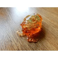 Pill Bug Magnet, Trockenblumen Isopod Orange Kunst, Skulptur, Roly Poly Magnet von CrimeSceneTerrariums