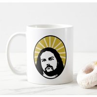 Ed Larson Als Jesus Tasse, Last Podcast Network Wie Bildbecher, Letztes Letztes Geschenk, Runder Tisch Von Herren Geschenk von CriminalPodPrints