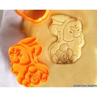 Corgis Ostern Cookie Cutter 3D Gedruckter Hundekeks Backzubehör, Fondant-Werkzeug, Bastelstempel von CrimsonManeCreations