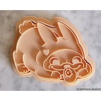 Mops Ostern Ausstechform 3D Gedruckter Hund Backzubehör, Fondant-Werkzeug von CrimsonManeCreations