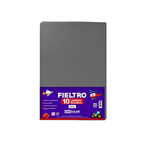 Criscolor 409697, Filz, grau von Criscolor