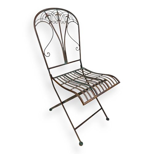 Crispe home & garden Burgos Stuhl | Nostalgischer Gartenstuhl klappbar | Rustikaler Metallstuhl wetterfest | Nostalgisches Design für Garten, Terrasse & Balkon | H 92 x B 40 x T 52 cm Crispe home & garden Burgos Stuhl | Nostalgischer Gartenstuhl klappbar | Rustikaler Metallstuhl wetterfest | Nostalgisches Design für Garten, Terrasse & Balkon | H 92 x B 40 x T 52 cm von Crispe home & garden