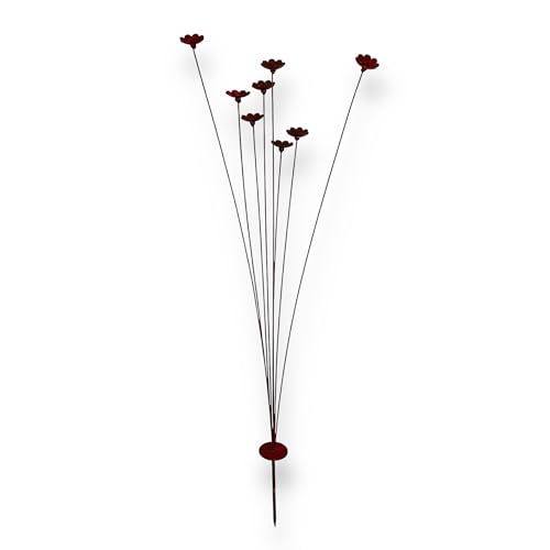 Crispe home & garden Gartenstecker Blumenstrauch 111 cm| wetterfest | Vollmetall in Edelrost | Gartendeko | Hochwertig und langlebig Crispe home & garden Gartenstecker Blumenstrauch 111 cm| wetterfest | Vollmetall in Edelrost | Gartendeko | Hochwertig und langlebig von Crispe home & garden