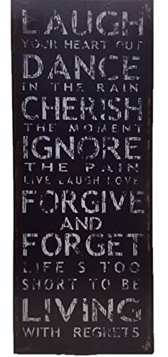 Crispe Blechschild Laugh Your Heart Out Shabby Chic Nostalgie Antik Metallschild 20 X 50 cm Crispe Blechschild Laugh Your Heart Out Shabby Chic Nostalgie Antik Metallschild 20 X 50 cm von Crispe