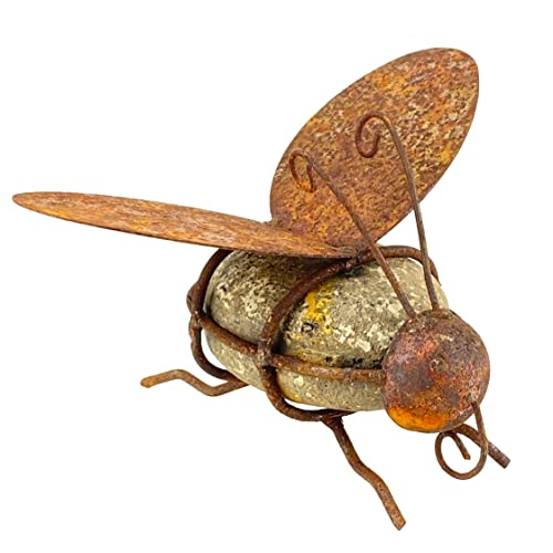 Crispe Edelrost Deko Fliege zum Hinstellen im Garten auf der Terrasse u.v.m. von Crispe