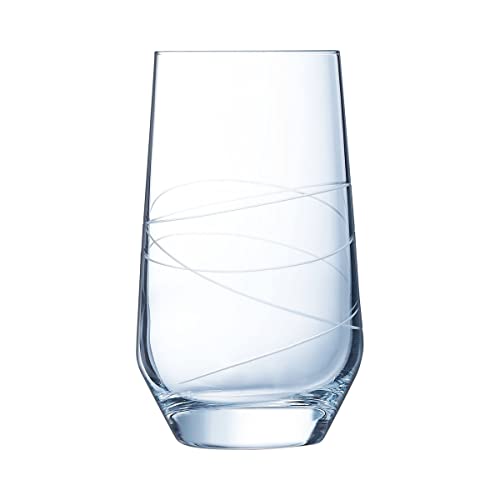 Cristal d'Arques - Kollektion Abstraction - Becher hohe Form 40cl - verkauft per x6 von Cristal d'Arques