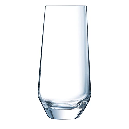 Cristal d'Arques - Kollektion Ultime - Becher hohe Form 45cl, glänzend, und sehr widerstandsfähig, 6 Stück - verstärkte Verpackung, für den Online-Verkauf geeignet von Cristal d'Arques