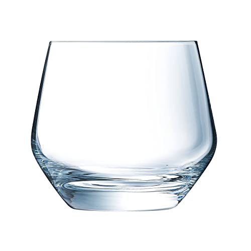 Cristal d'Arques Paris Ultime - Trinkgläser35cl - 6 Stück - aus Krysta Kristallglas - für Wasser, Säfte und andere Softs - Glanz, Transparenz und hohe Widerstandsfähigkeit von Cristal d'Arques