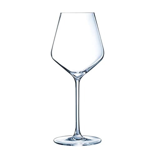 Cristal d'Arques - Kollektion Ultime - Weinglas 38cl, glänzend, und sehr widerstandsfähig, 6 Stück - verstärkte Verpackung, für den Online-Verkauf geeignet von Cristal d'Arques