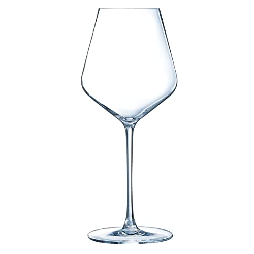 Cristal d'Arques - Kollektion Ultime - Weinglas 52cl, glänzend, und sehr widerstandsfähig, 6 Stück - verstärkte Verpackung, für den Online-Verkauf geeignet von Cristal d'Arques