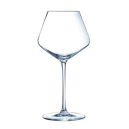 Cristal d'Arques - Kollektion Ultime - Weinglas Tannic 42cl, glänzend, und sehr widerstandsfähig, 6 Stück - verstärkte Verpackung, für den Online-Verkauf geeignet von Cristal d'Arques