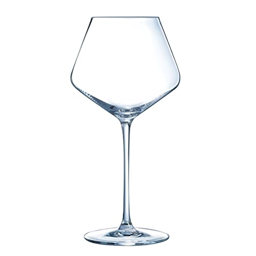 Cristal d'Arques - Kollektion Ultime - Weinglas Tannic 52cl, glänzend, und sehr widerstandsfähig, 6 Stück - verstärkte Verpackung, für den Online-Verkauf geeignet von Cristal d'Arques