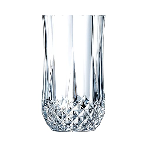 Cristal d'Arques CreaTable, 23226, Serie Longchamp ECLAT, 6-er Set Longdrinkgläser 36 cl, Glas, Transparent, 6 Stück (1er Pack), 6 von Creatable