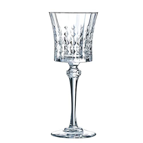 Cristal d'Arques - Kollektion Lady Diamond - Weinglas 19cl - verkauft per x6 von Cristal d'Arques