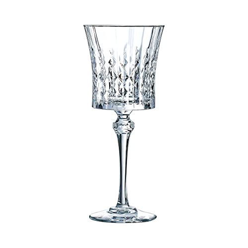 Cristal d'Arques - Kollektion Lady Diamond - Weinglas 27cl - verkauft per x6 von Cristal d'Arques