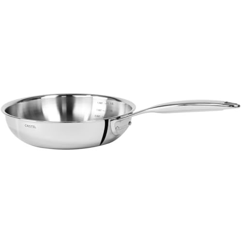 Cristel PS24CPF Bratpfanne, Edelstahl, 24 cm von Cristel