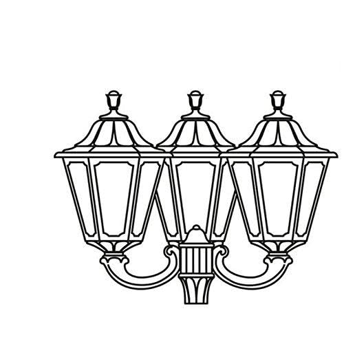 cristher Indura Big 6 Standleuchte Bindura big-6 3 L E27 schwarz von Cristher