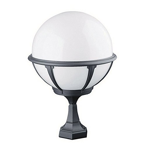cristher Round Solarleuchte IP44 E27 anthrazit von Cristher
