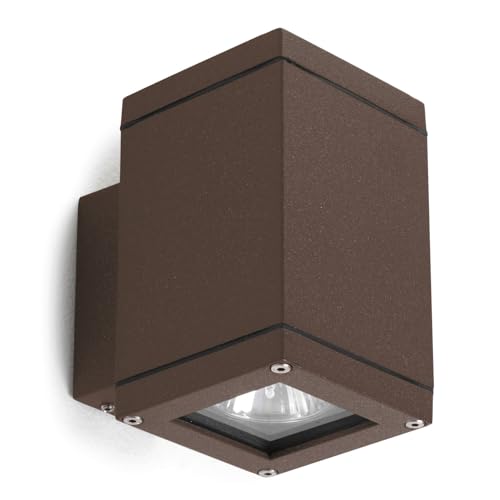 cristher Teka – Wandleuchte IP65 1 x 50 W GU10 Oxido von CRISTHER LIGHTING