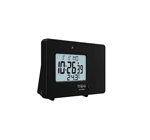 Crivit Auriol Funk-Projektionswecker mit LC-Display Schwarz Wecker Alarm Uhr mit Touch-Sensor von Crivit