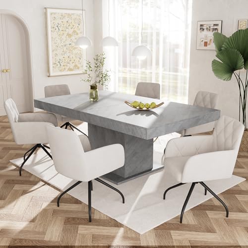 Crlnaup 2er Set 360° Drehbarer Esszimmerstühle mit Rautenmuster,Gepolsterter Sessel mit 4 Metallbeinen,Moderner Lounge-Stuhl,Wohnzimmerstuhl für Shlafzimmer,Arbeitzimmer,Lendenwirbelstütze,Samt,Beige Crlnaup 2er Set 360° Drehbarer Esszimmerstühle mit Rautenmuster,Gepolsterter Sessel mit 4 Metallbeinen,Moderner Lounge-Stuhl,Wohnzimmerstuhl für Shlafzimmer,Arbeitzimmer,Lendenwirbelstütze,Samt,Beige von Crlnaup