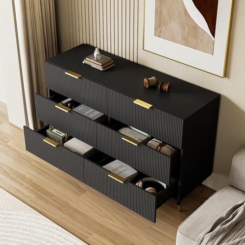 Crlnaup Elegantes Sideboard mit modernem Design, Kommode mit Schubladen und viel Stauraum von Crlnaup