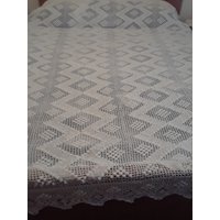 Wunderschöner Handgehäkelte Bettbezug von CrochetEmbroideryArt