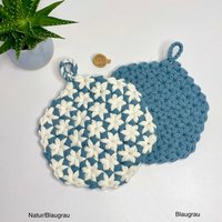 Topflappen Gehäkelt Aus 100% Baumwolle von CrochetLeeDesign