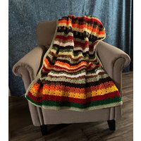 Gehäkelte Afghan, Herbstfarben Gehäkelte Afghan, Herbstfarben von CrochetingETC