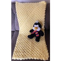 Gehäkelte Gelbe Baby Decke von CrochetsforSweetpea