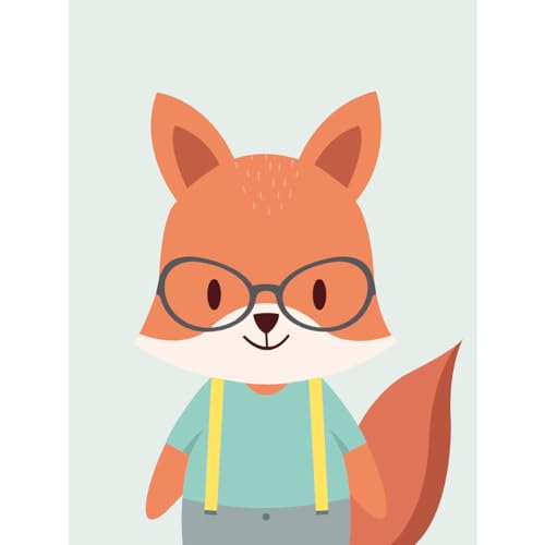 Crochetts Folie 30 x 42 x 1 cm Fuchs von Crochetts