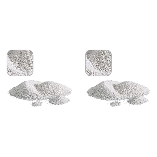 Amtra Ivory White Quartz - feinster weißer Quarz-Aquariensand, für Süß- oder Salzwasser, Körnung 0.8-1.2 mm, Menge 5 kg (Packung mit 2) von Croci