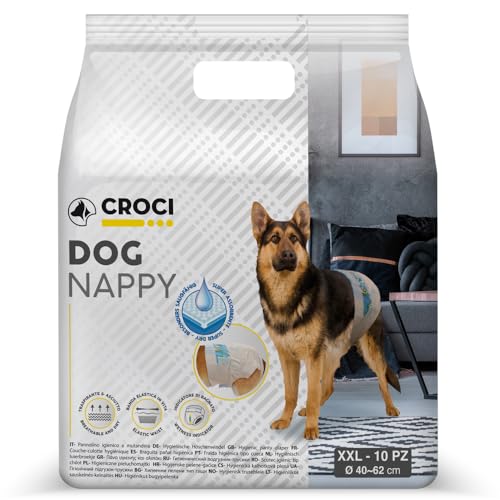CROCI, Dog Nappy, 2 x große, 10-TLG. von Croci