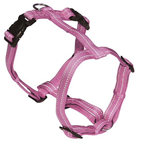 Croci C5079900 Nylon Geschirr Soft reflektieren, Fuchsia von Croci