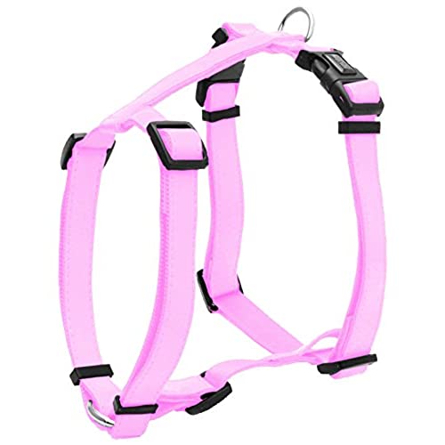 Croci C5080556 Kunstleder Geschirr Glossy,10 mm, fuchsia von Croci