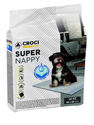 Croci C6Oi0010 Teppich Super Nappy, 60 x 60 cm, 10 Stück Croci C6Oi0010 Teppich Super Nappy, 60 x 60 cm, 10 Stück von Croci