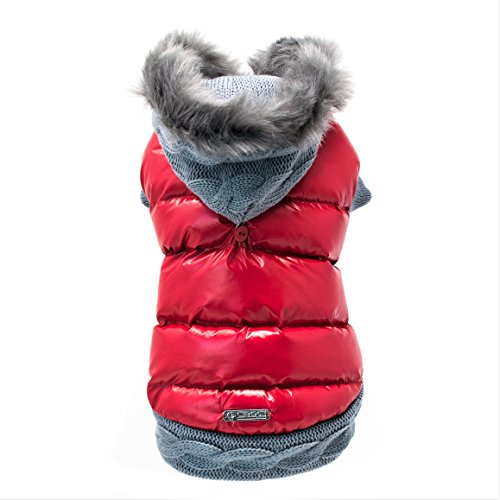 Croci C7274861 Steppjacke Doublemix, 35 cm, rot Croci C7274861 Steppjacke Doublemix, 35 cm, rot von Croci